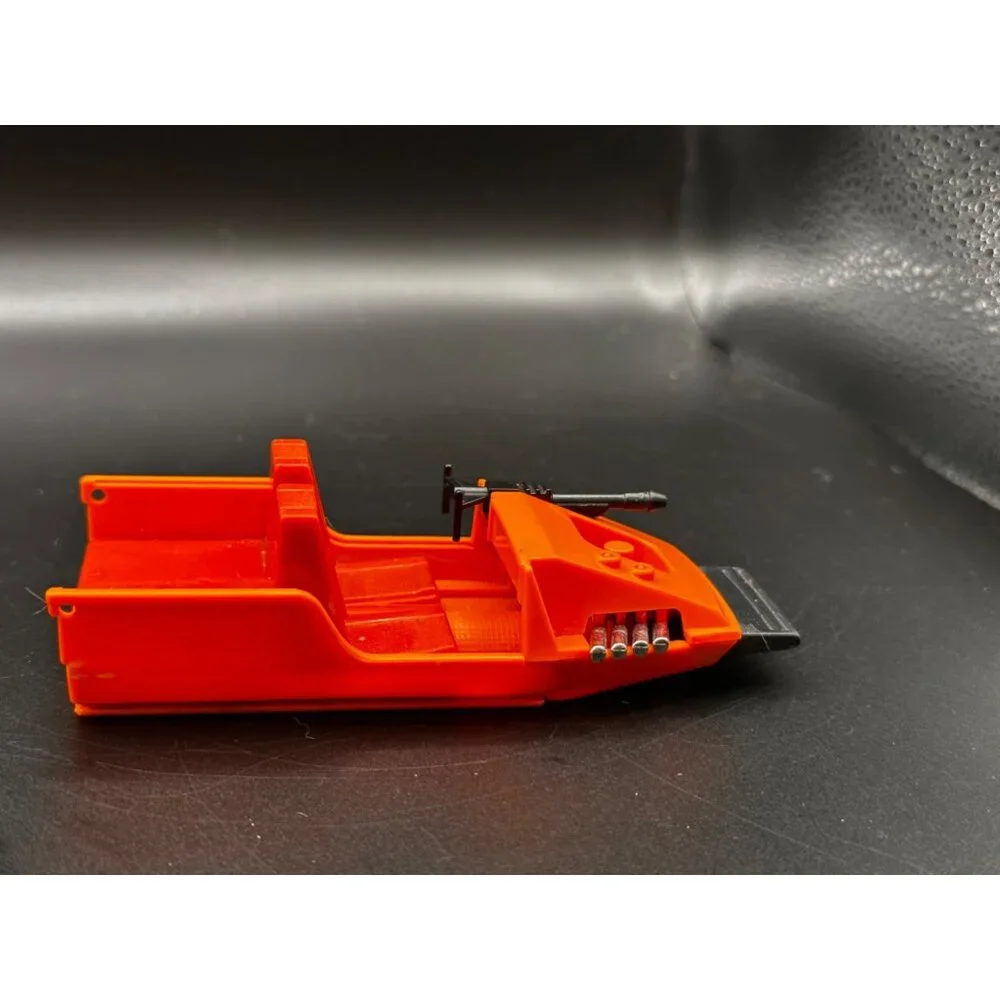Vtg 1985 1980’s M.A.S.K. Orange Gator Hydroplane boat with gun‎ accessory Kenner